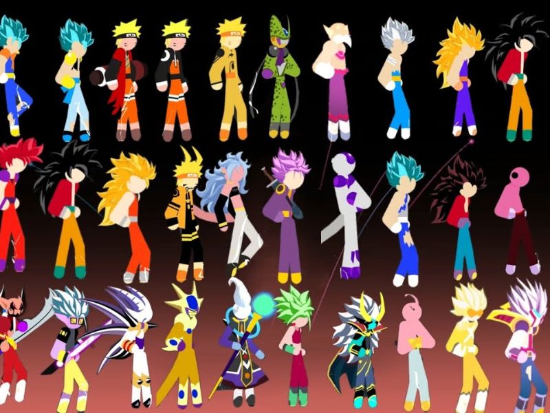 Stickman Warriors Hơn 100 chiến binh với kỹ năng siêu phàm, biến hình cực ngầu
