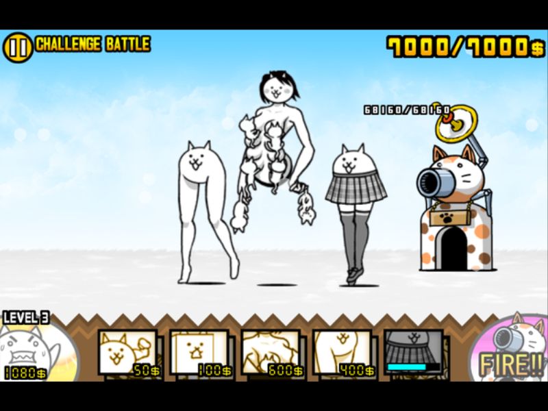 The Battle Cats Nâng cấp mèo để trở nên mạnh mẽ hơn
