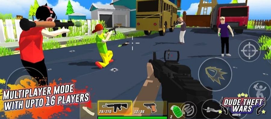 banner Dude Theft Wars Theartpics Mod APK 2