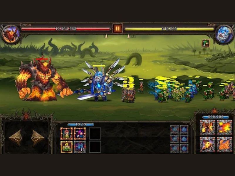 Epic Heroes War sắp sếp đội hình hợp lý