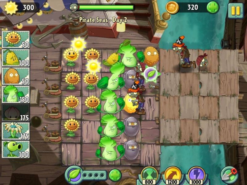 Plant Vs Zombie 2 Hệ thống cây trồng và zombie phong phú