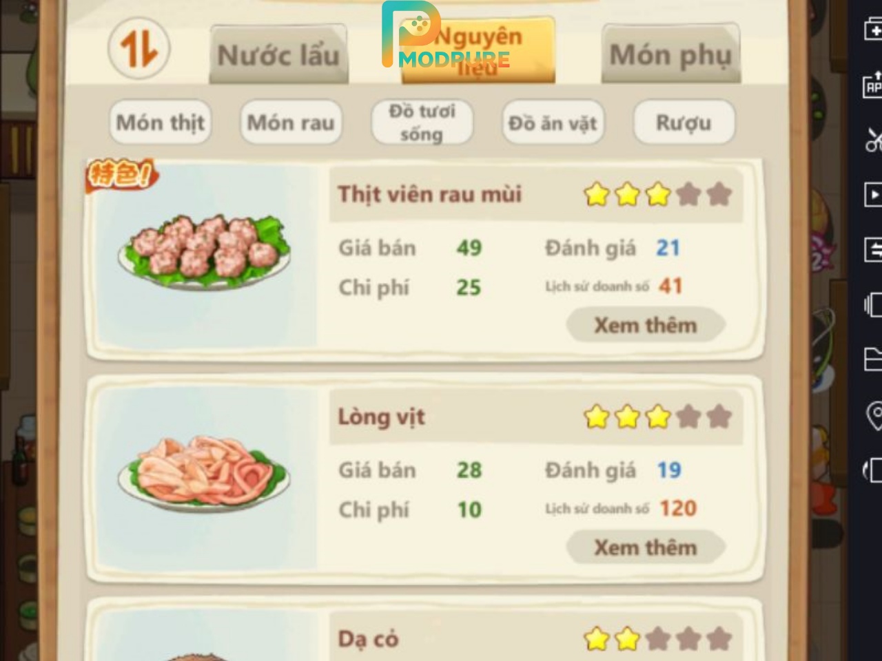 sáng tạo thức đơn trong tiệm lẩu đường hạnh phúc