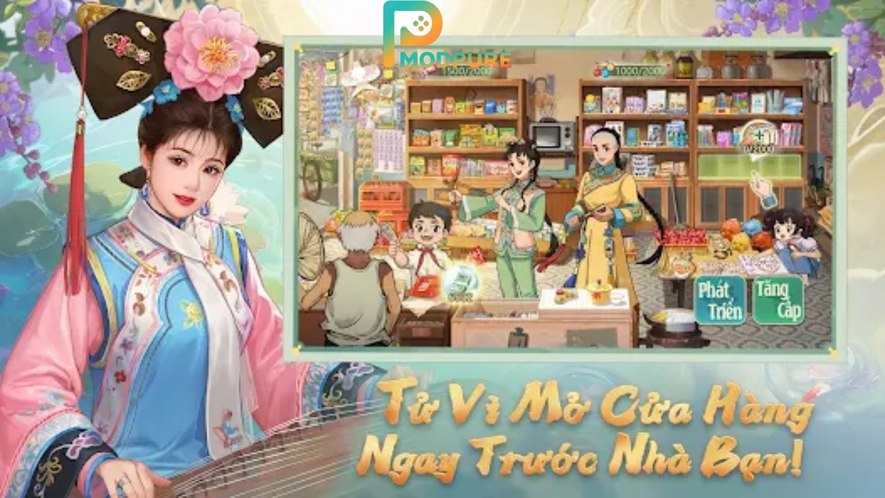 Xây dựng những cửa hàng thụ động tại tiệm tạp hóa thời gian MOD