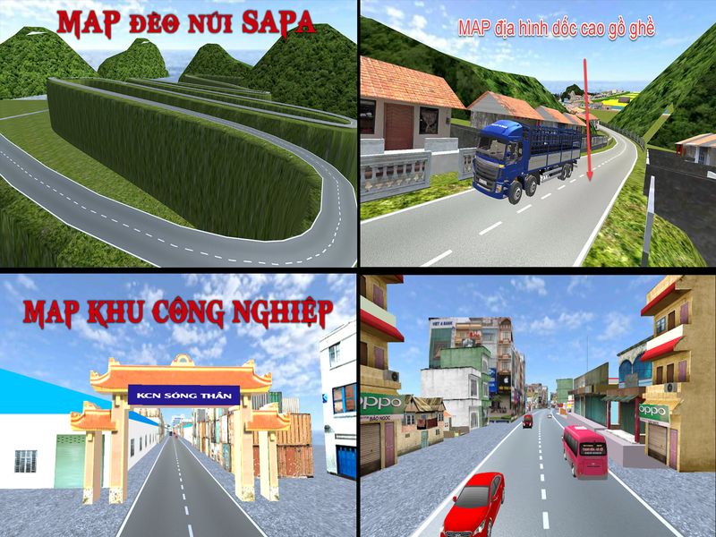 Truck Simulator Vietnam Maps đầy đủ như đời thực