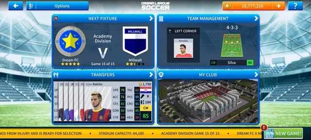 Baner dream league soccer 2019 mod tiger vô hạn tiền