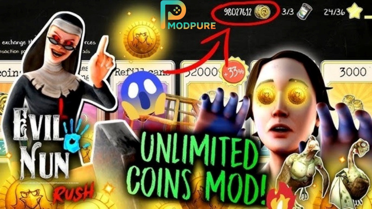 Evil Nun Mod Có Tính Năng Nào Được Mở Khóa