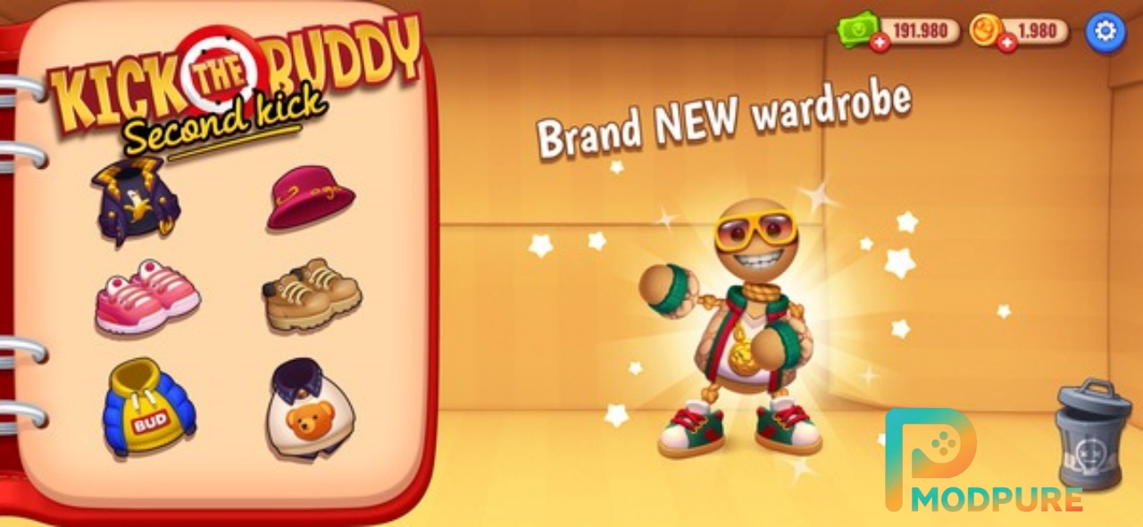Kick The Buddy Chế Độ Trang Trí Và Tùy Biến Buddy