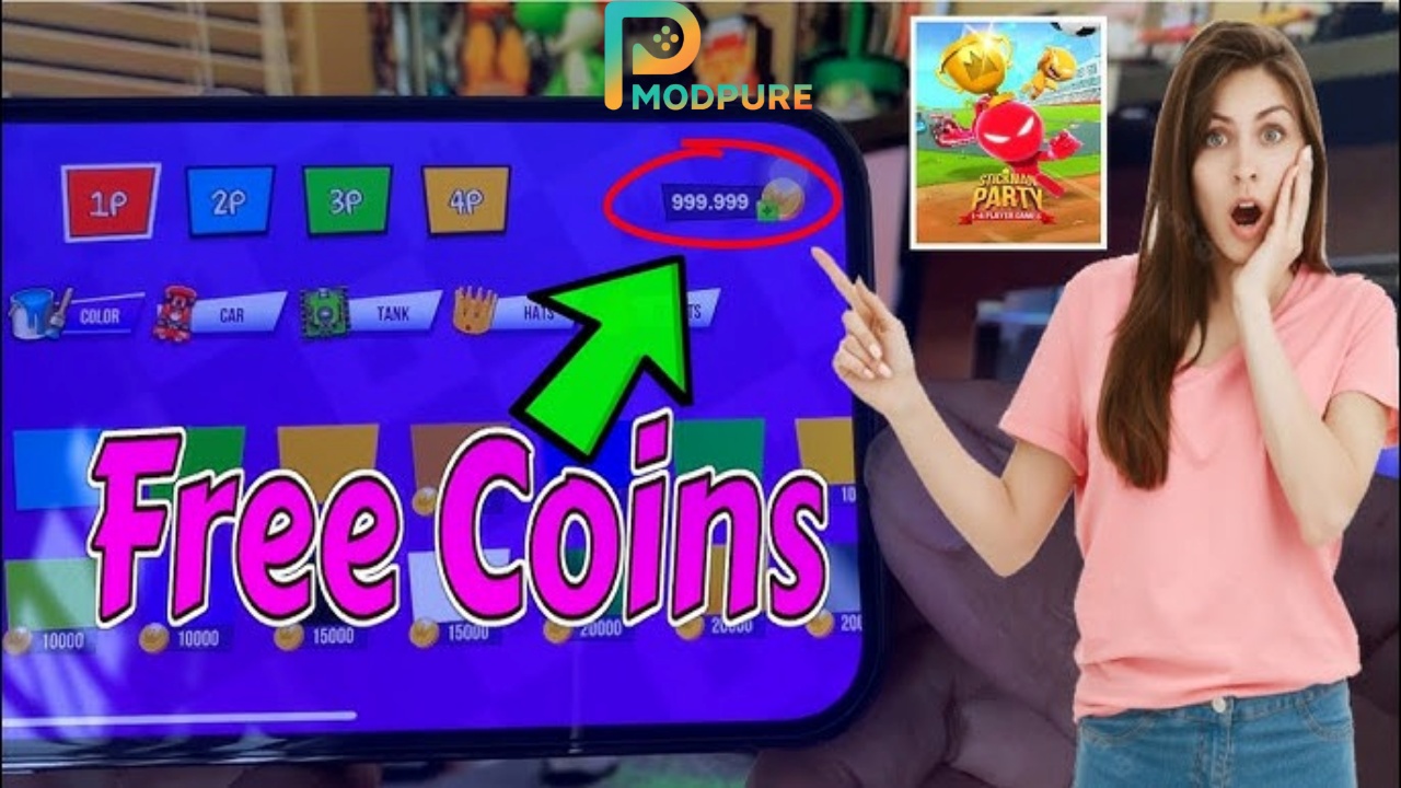 Khám Phá Trọn Bộ Tính Năng Trong Phiên Bản Stickman Party Hack