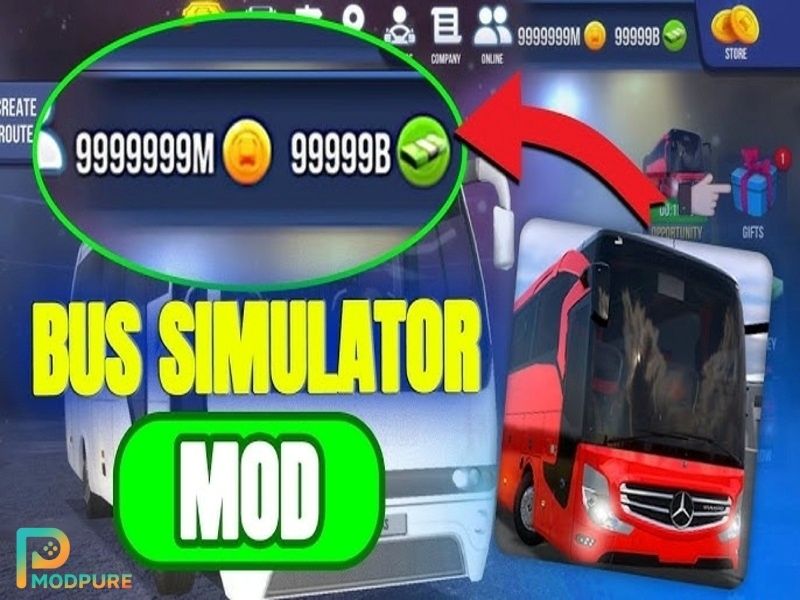Tính Năng Vượt Trội Bản Hack Bus Simulator Indonesia