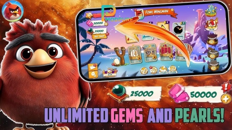 Điểm Khác Biệt Khi Trải Nghiệm Game Với Bản Hack Angry Birds 2 