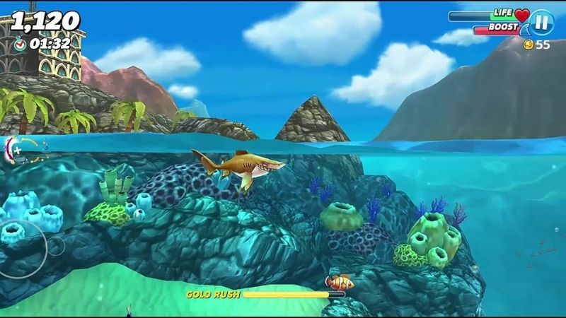 Khám Phá Thế Giới Đại Dương Rộng Lớn Trong Hungry Shark World Hack
