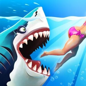 Tải Hungry Shark World Hack (Vô Hạn Tiền, Kim Cương, Bất Tử) v7.8.1
