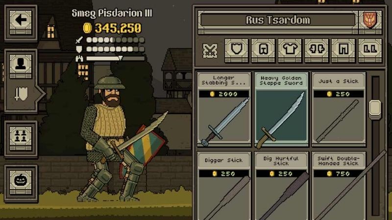 Hệ Thống Vũ Khí Và Giáp Trụ Đa Dạng Trong Bloody Bastards Hack 