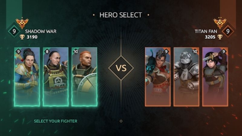Quy Tụ Hệ Thống Tướng Huyền Thoại Đa Dạng Trong Hack Shadow Fight 4 