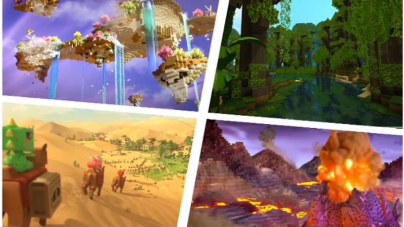 Bản Đồ Đa Dạng Trong Hack Mini World 