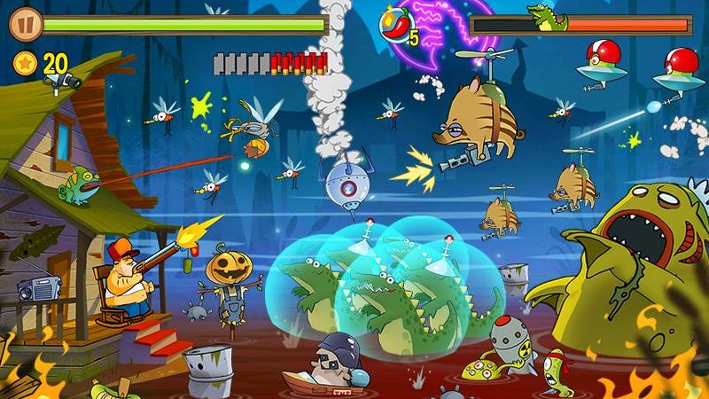 Bảo Vệ Căn Nhà Giữa Đầm Lầy Khắc Nghiệt Trong Hack Swamp Attack 2