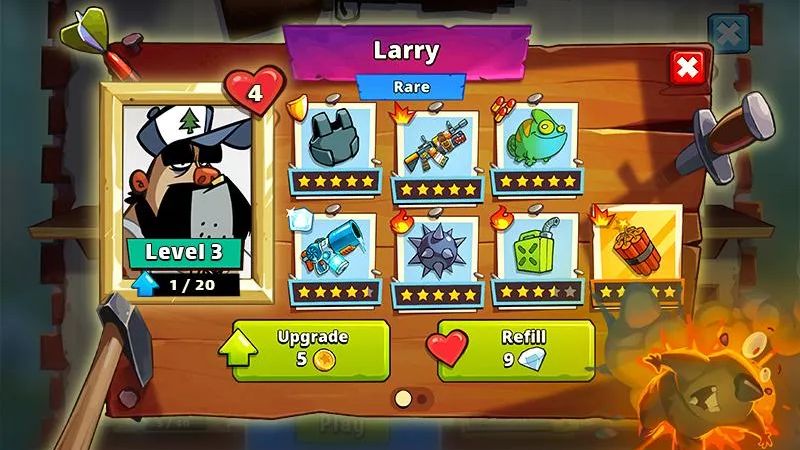 Kho Vũ Khí Và Bẫy Phòng Thủ Đa Dạng Trong Hack Swamp Attack 2