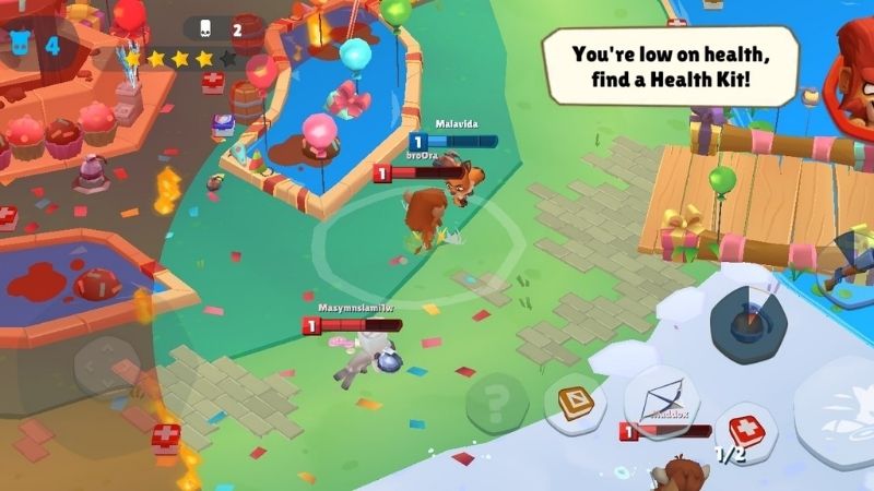 Lối Chơi Battle Royale Kết Hợp Với Moba Trong Hack Zooba
